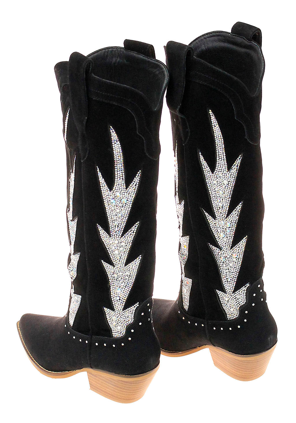 Crystal Inlay Tall Cowgirl Boots #BLC10SK-KOKIE