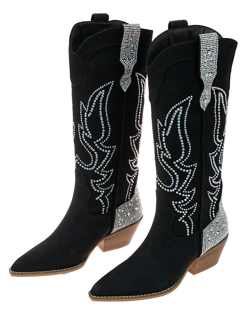 Crystal Studded Butterfly Tall Cowgirl Boots #BLC10SSK-GYPSY