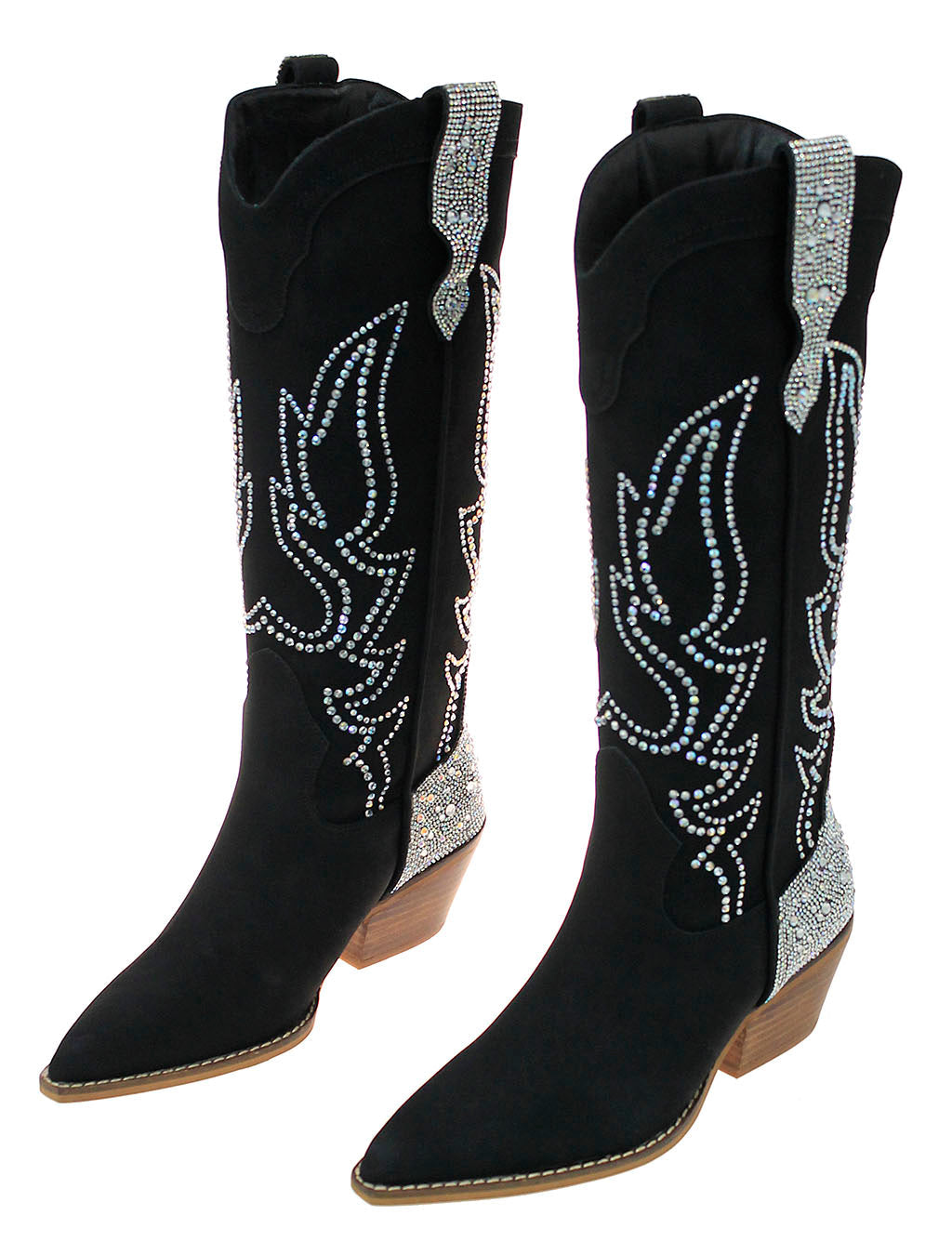 Crystal Studded Butterfly Tall Cowgirl Boots #BLC10SSK-GYPSY