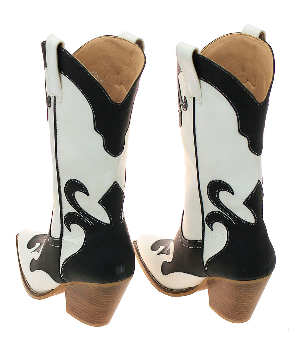 Black and White Holstein Cowgirl Boots #BLC10KW-UNIQ