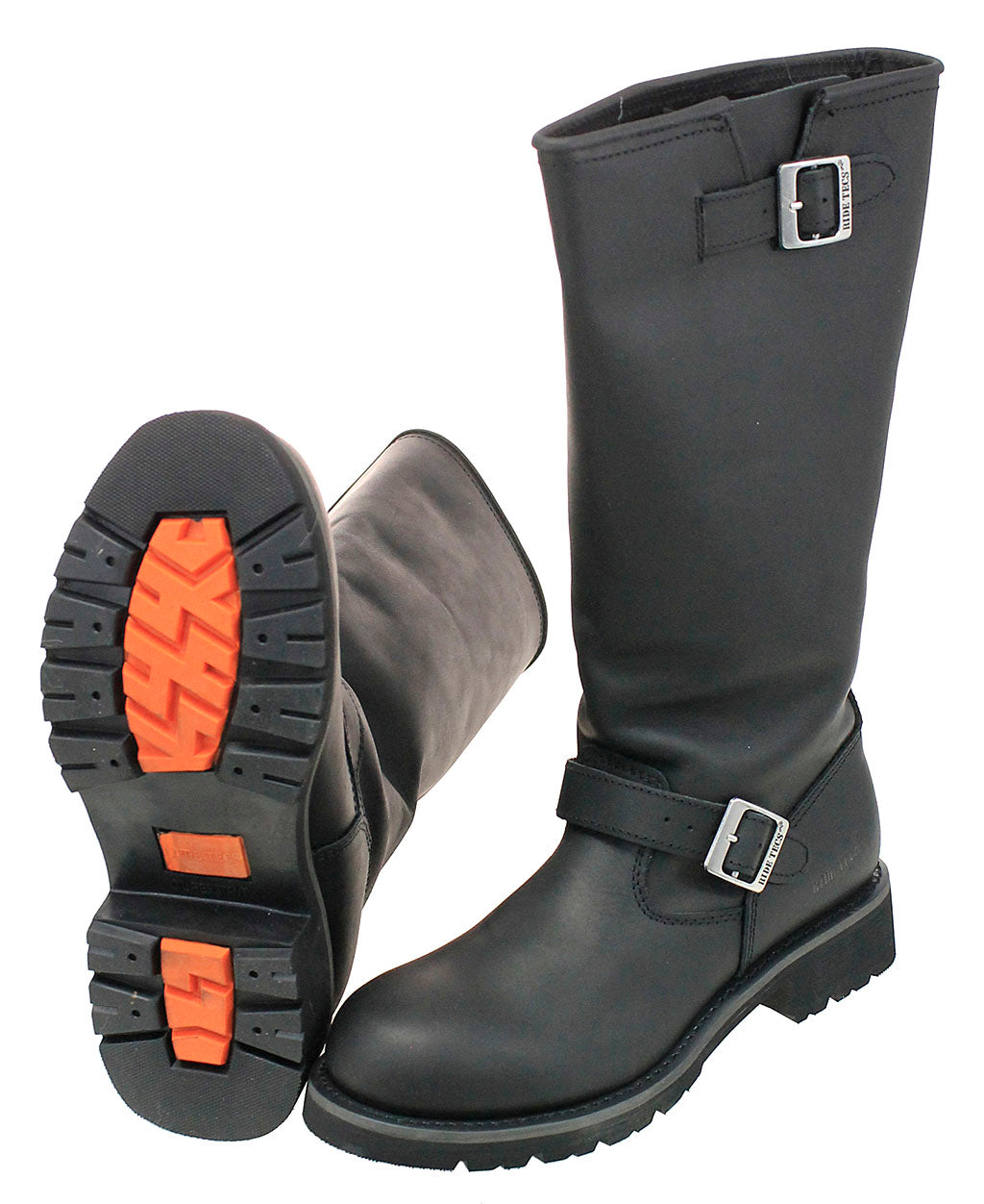 Tall Engineer Boots Heavy Cowhide Leather #BM1443TW