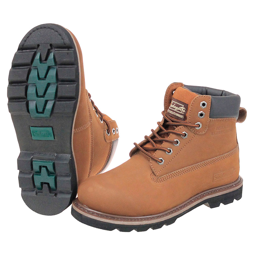 Men's 6" Brown Sedagatti Insulated Water Resistant Riding/Work Boots #BM6181N