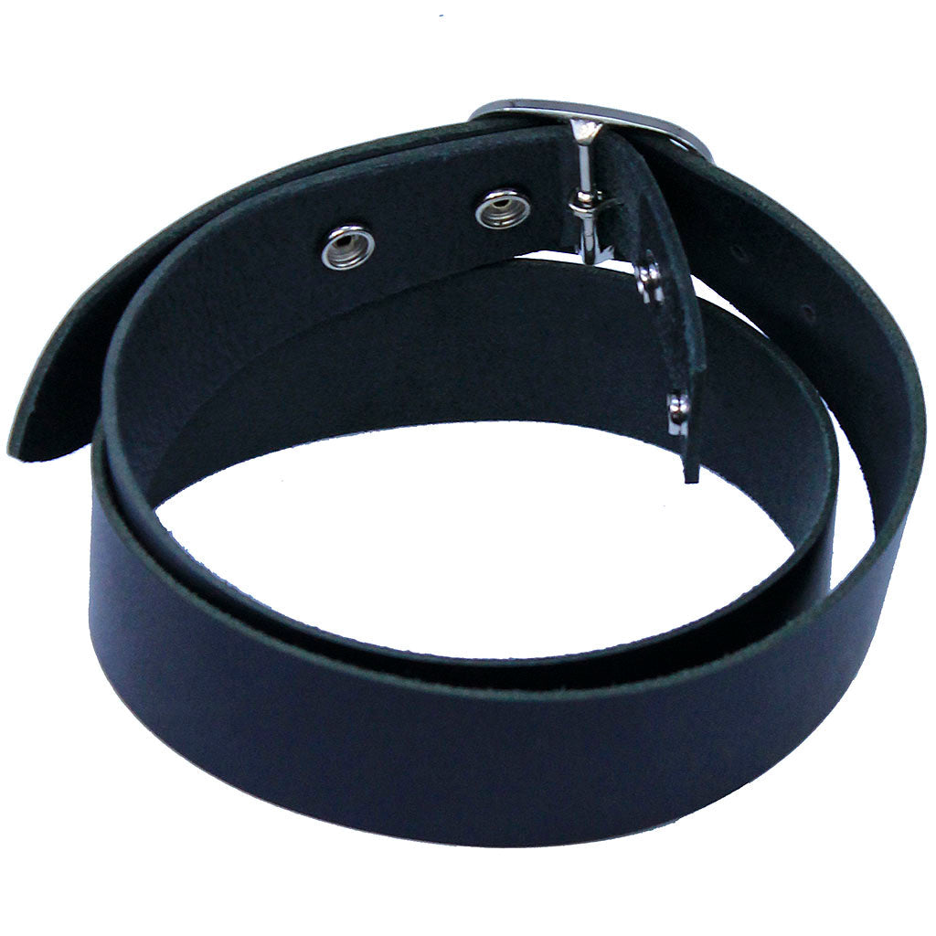 Extra Wide Heavy Black Leather Belt 1.75" Made in USA #BT25175K (28-62)