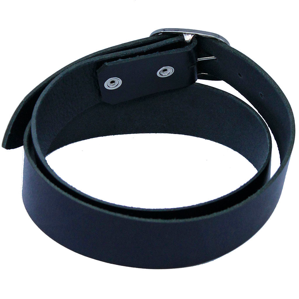 Extra Wide Heavy Black Leather Belt 1.75" Made in USA #BT25175K (28-62)