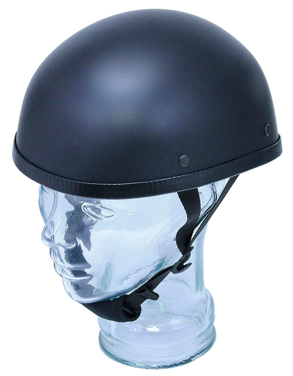 Flat Black Novelty Eagle Helmet with Y Strap #H1105FLAT
