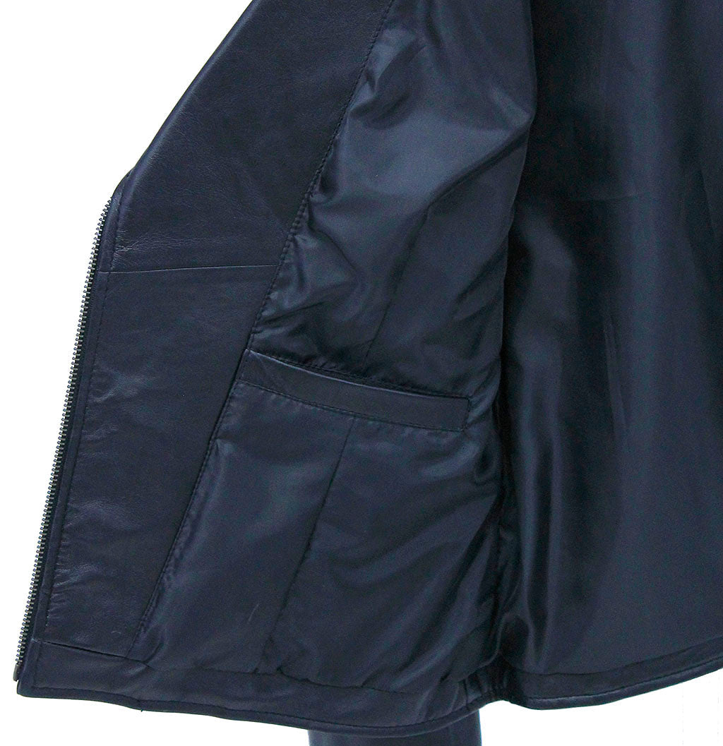 Women's Super Soft Lambskin Motorcycle Jacket #L15070K