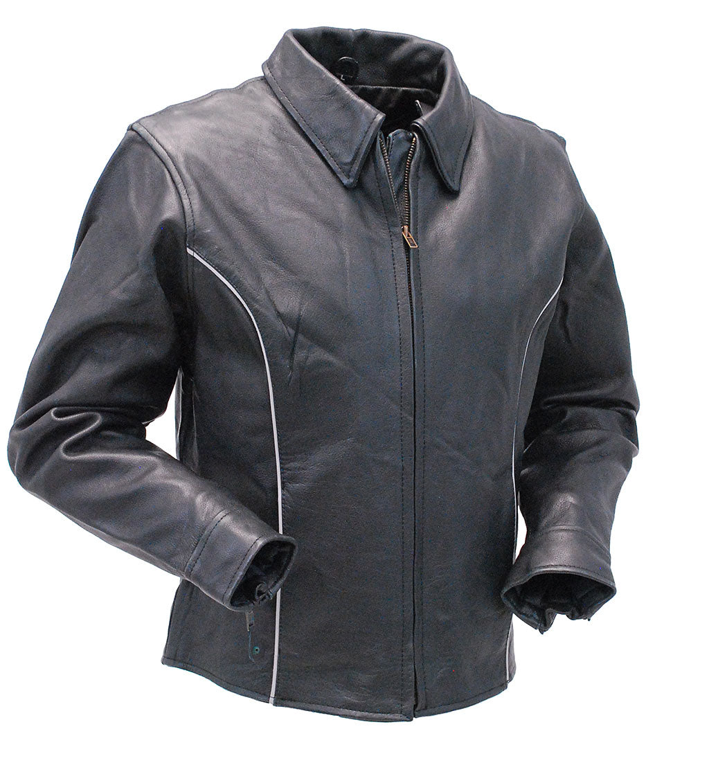 The Wanderer - Premium Buffalo Leather Jacket for Women #L38900 (S-3X)