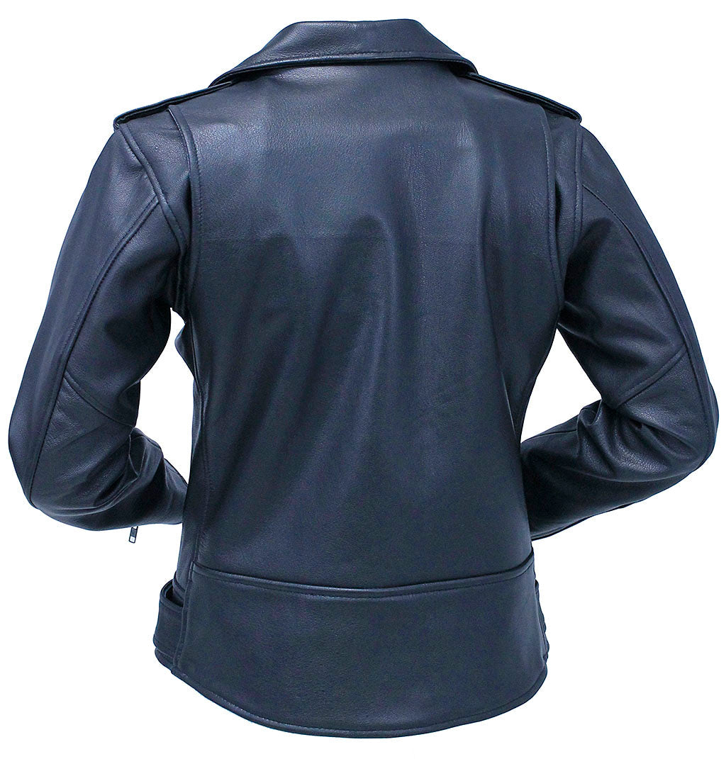 Soft Leather Women's Motorcycle Jacket Dark Hardware #L6160GK