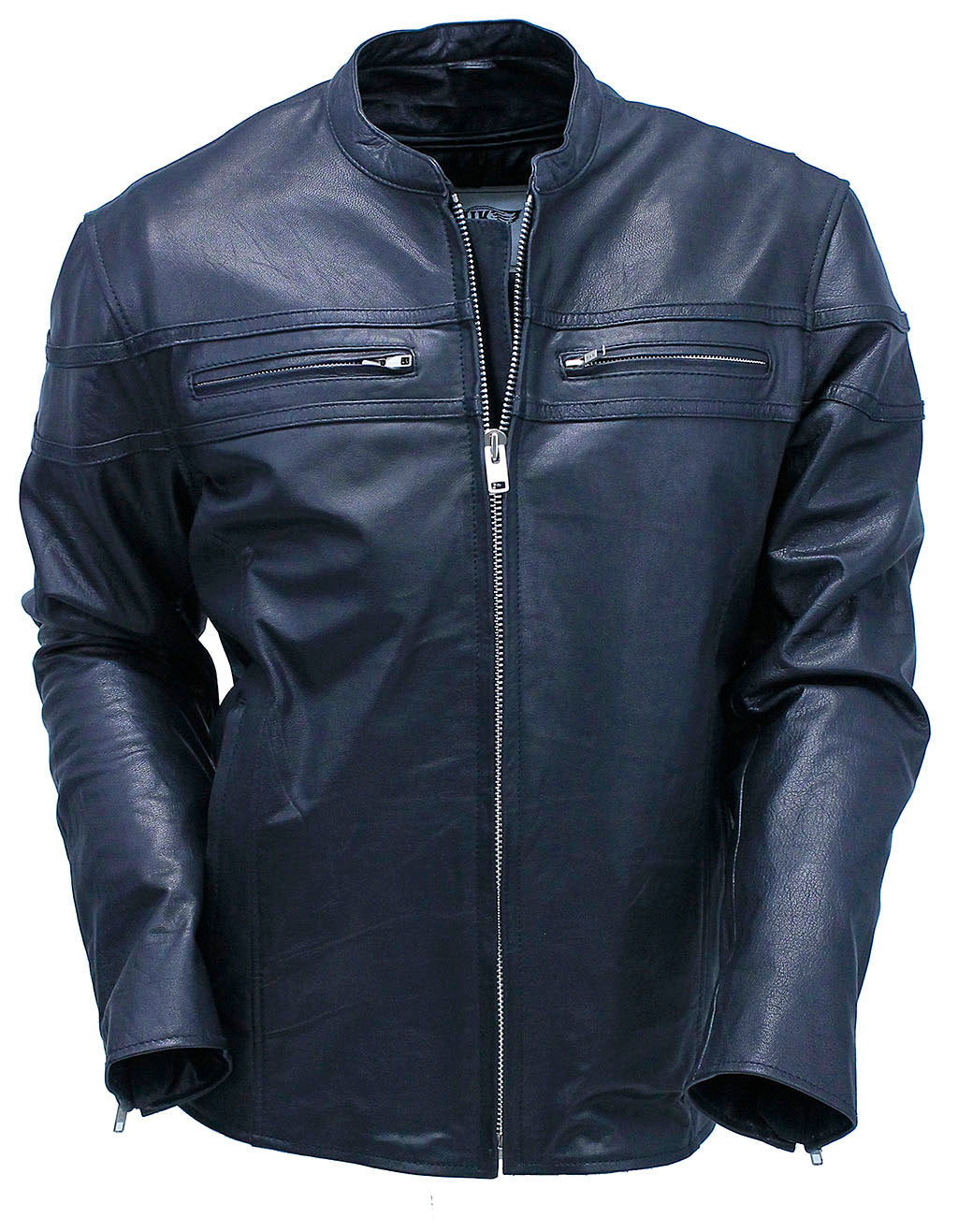 Men's Vented Side Zip Scooter Jacket #M2692GZK ()