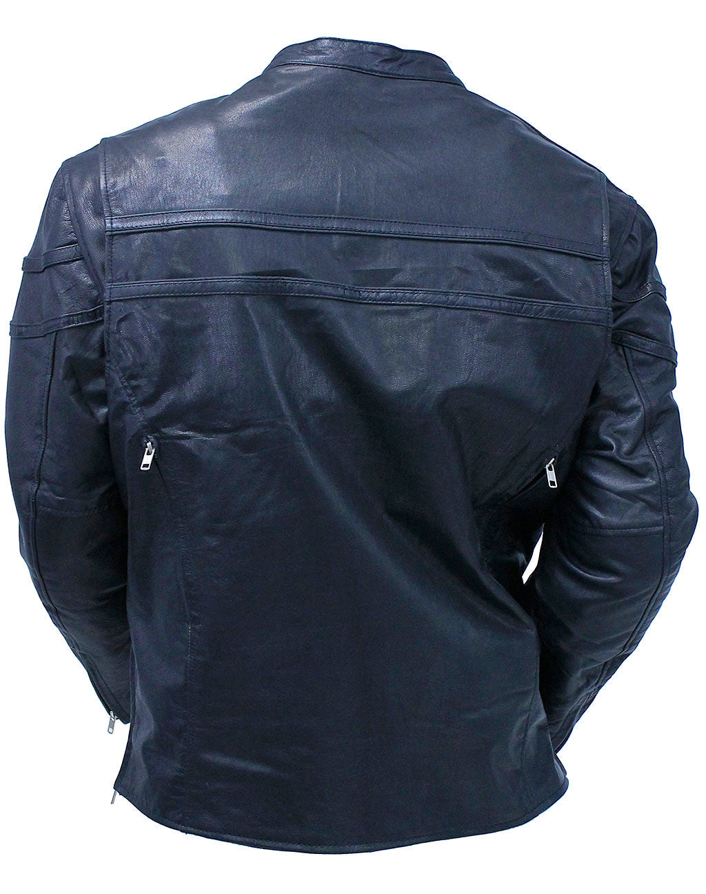 Men's Vented Side Zip Scooter Jacket #M2692GZK ()