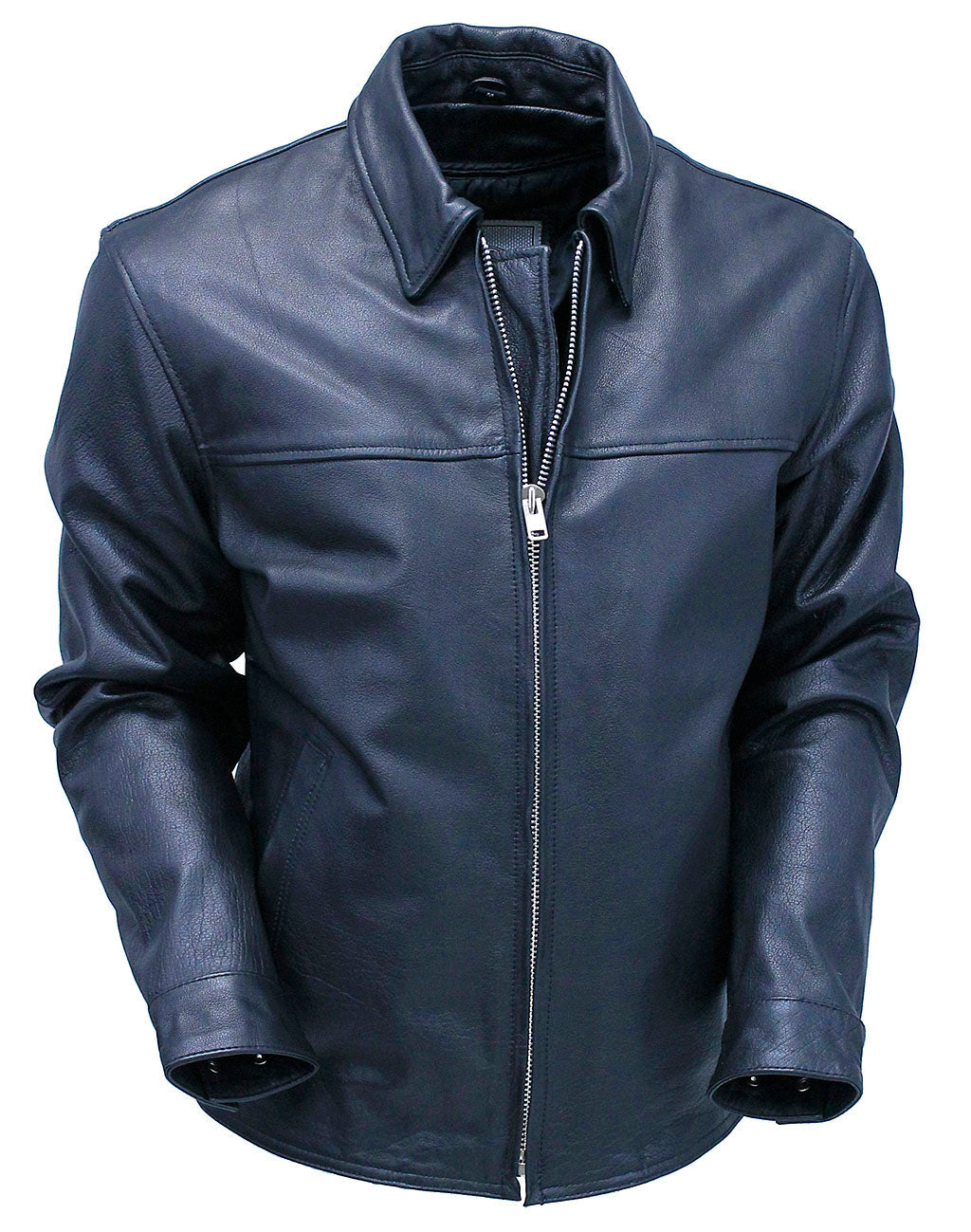 Men's Classic Black Leather Rebel Jacket #M6926GZK