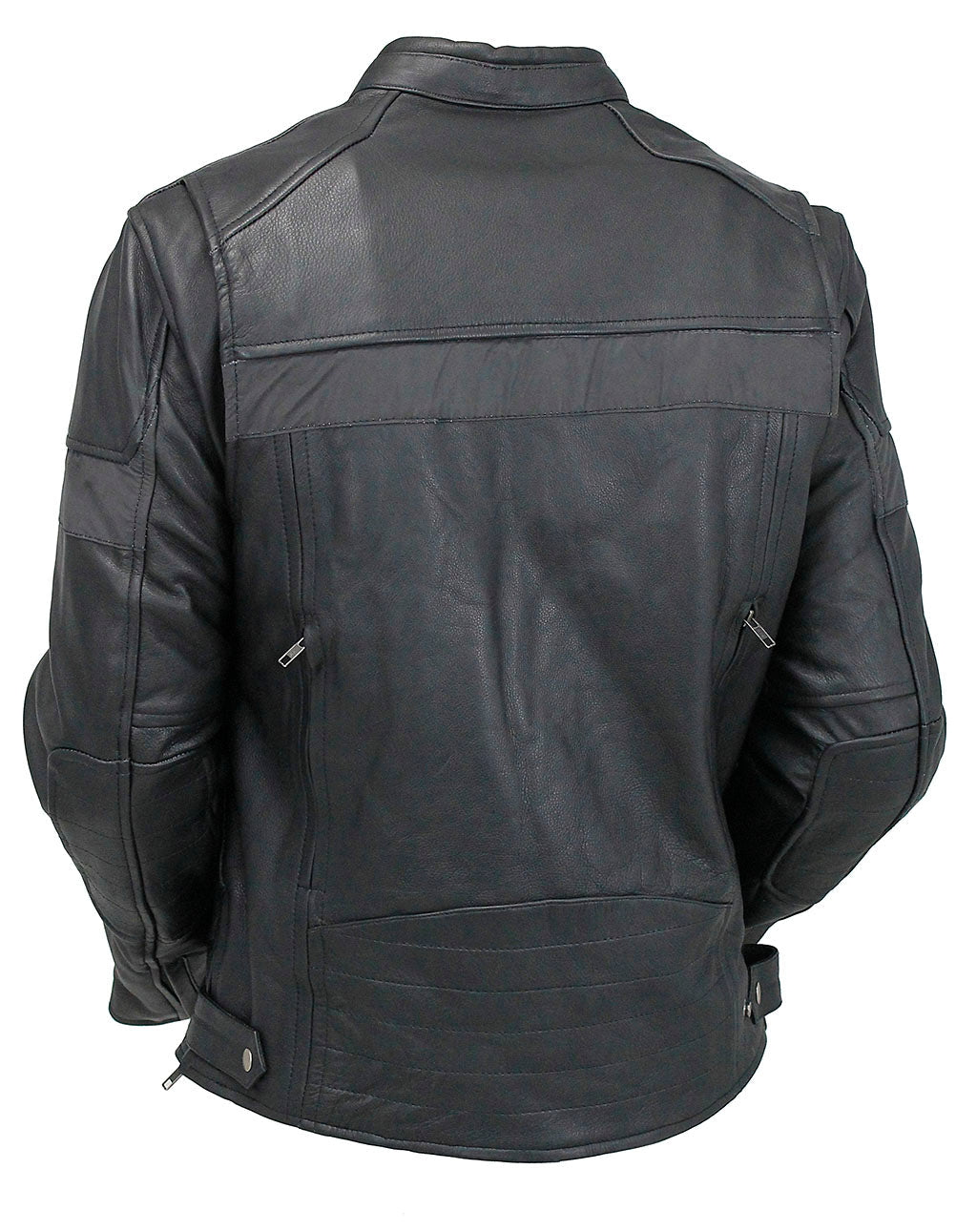 Men's Vented Motorcycle Jacket w/Reflector Trim #M6947VZGK