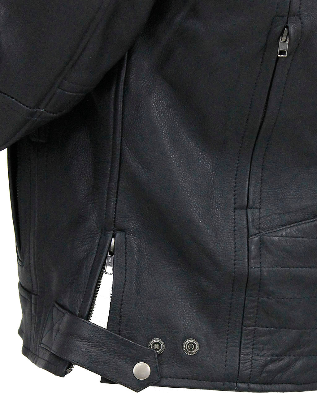 Men's Vented Motorcycle Jacket w/Reflector Trim #M6947VZGK