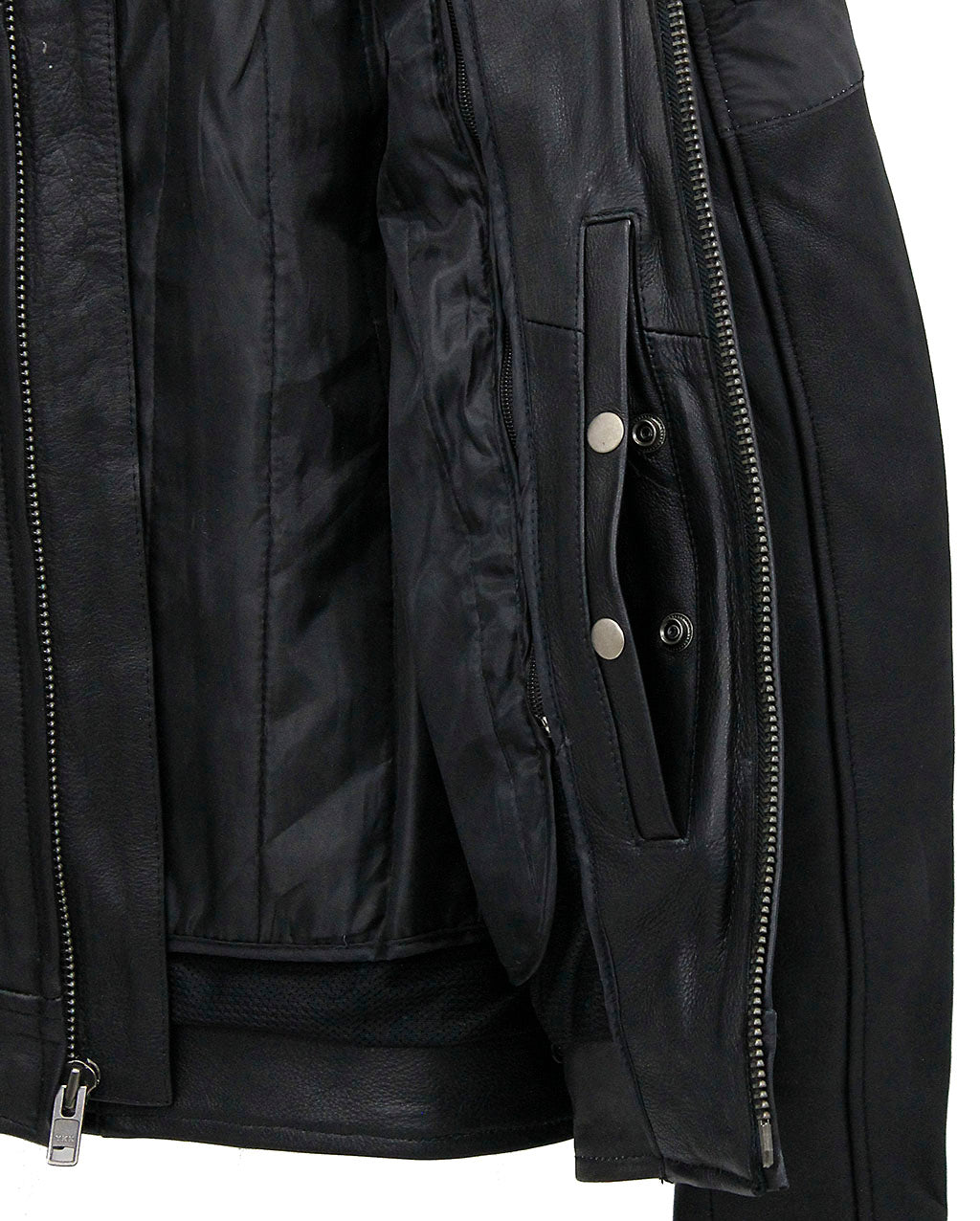 Men's Vented Motorcycle Jacket w/Reflector Trim #M6947VZGK