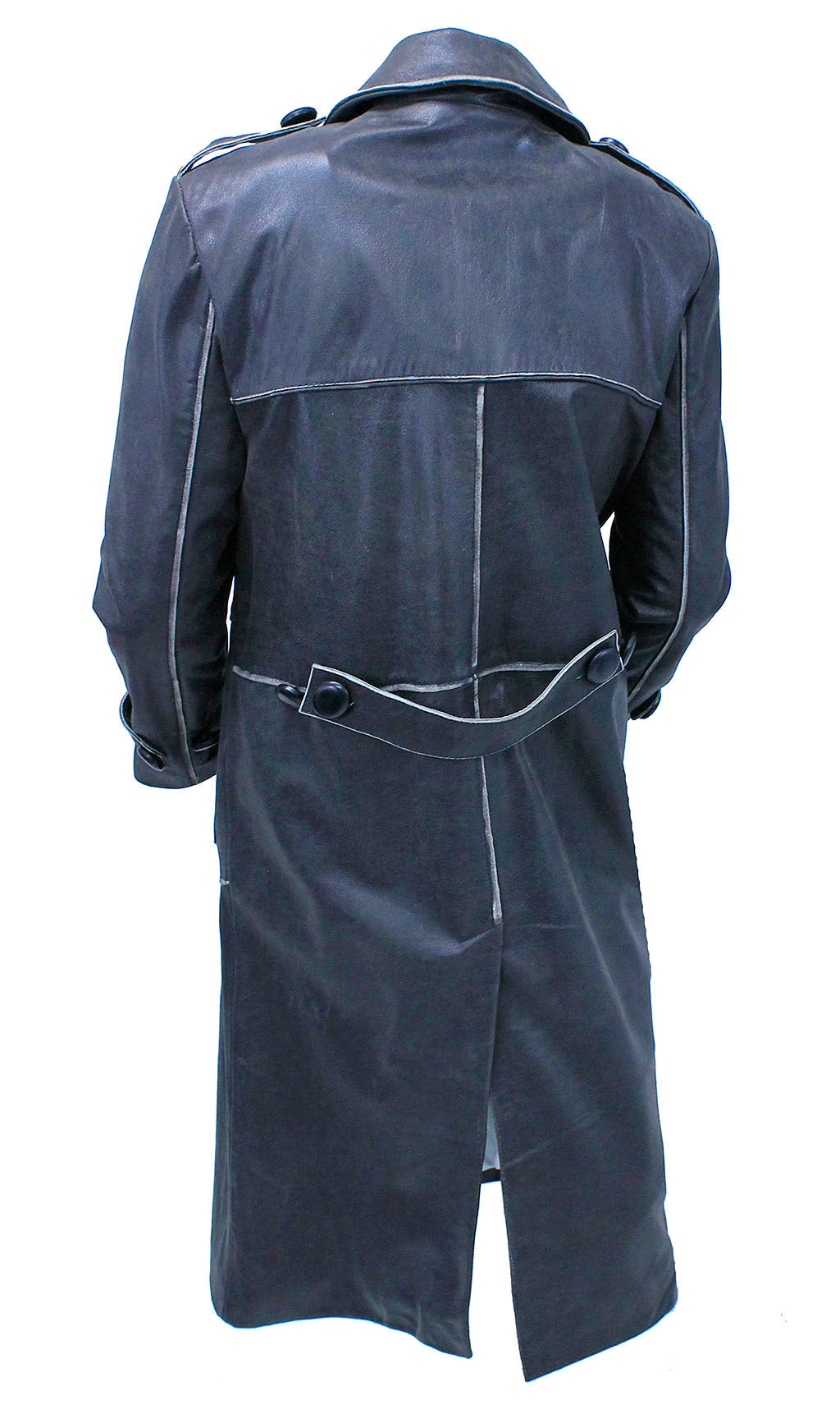 Vintage Cowhide Jamin Leather® Trench Coat #MA2203D
