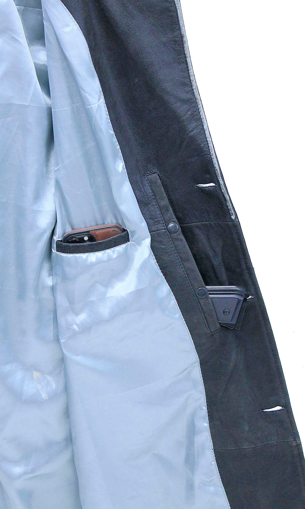 Vintage Cowhide Jamin Leather® Trench Coat #MA2203D