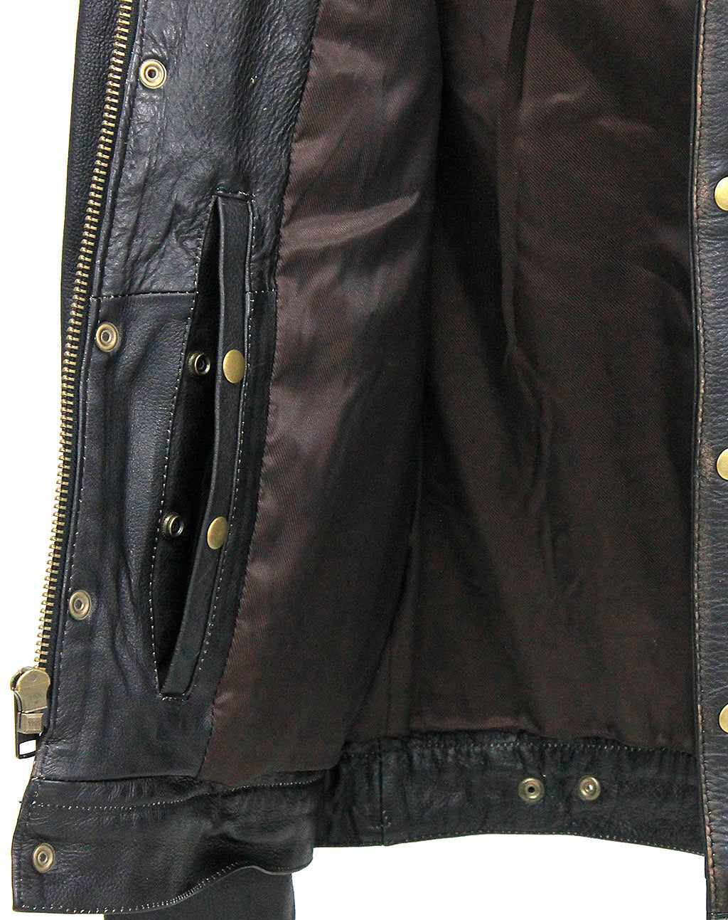 Men's Vintage Brown Vented trucker Jacket in Premium Buffalo Leather #MA66431GN