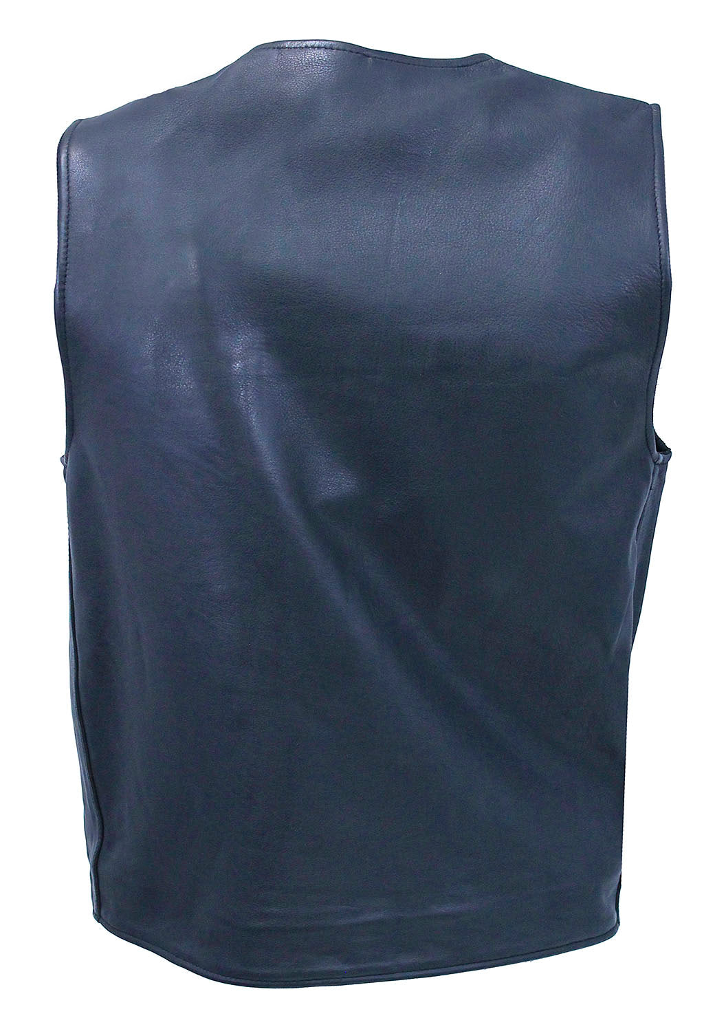 Men's Ultra Premium Leather Zip Vest #VM6170GZK