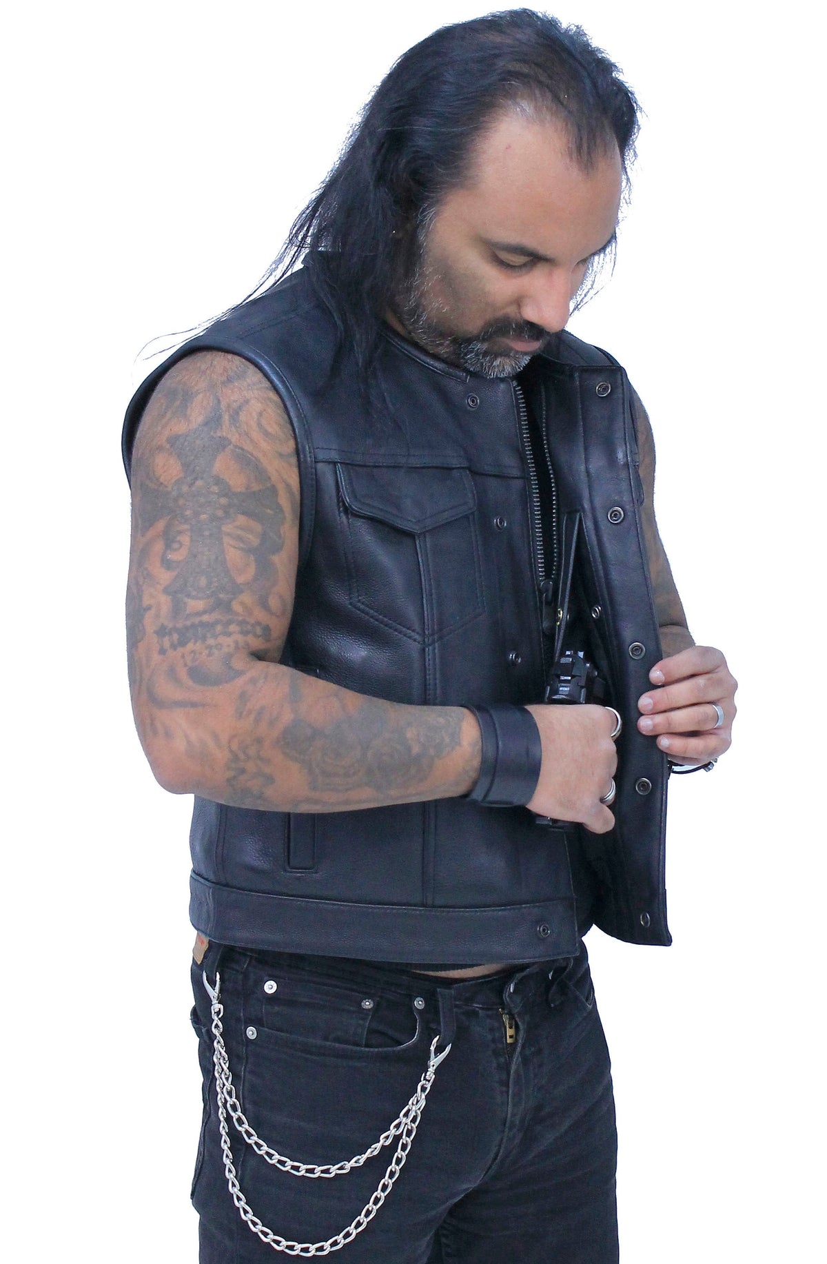 Men's Lowside Cropped Ultra Premium Club Vest #VM659CROP