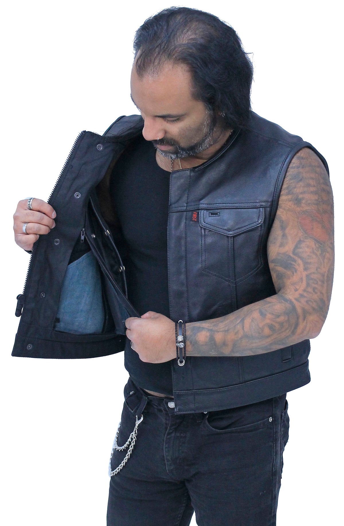 Men's Lowside Cropped Ultra Premium Club Vest #VM659CROP