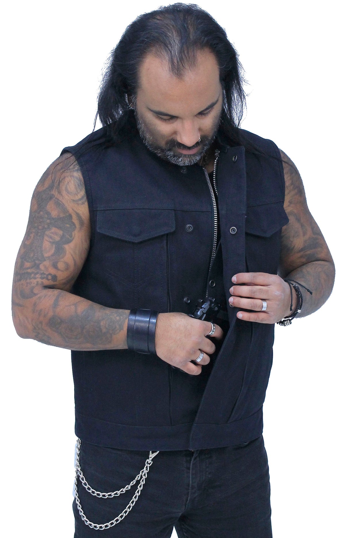Men's 20oz Heavy Canvas Club Vest w/Easy Access Pocket #VMC6370ZK