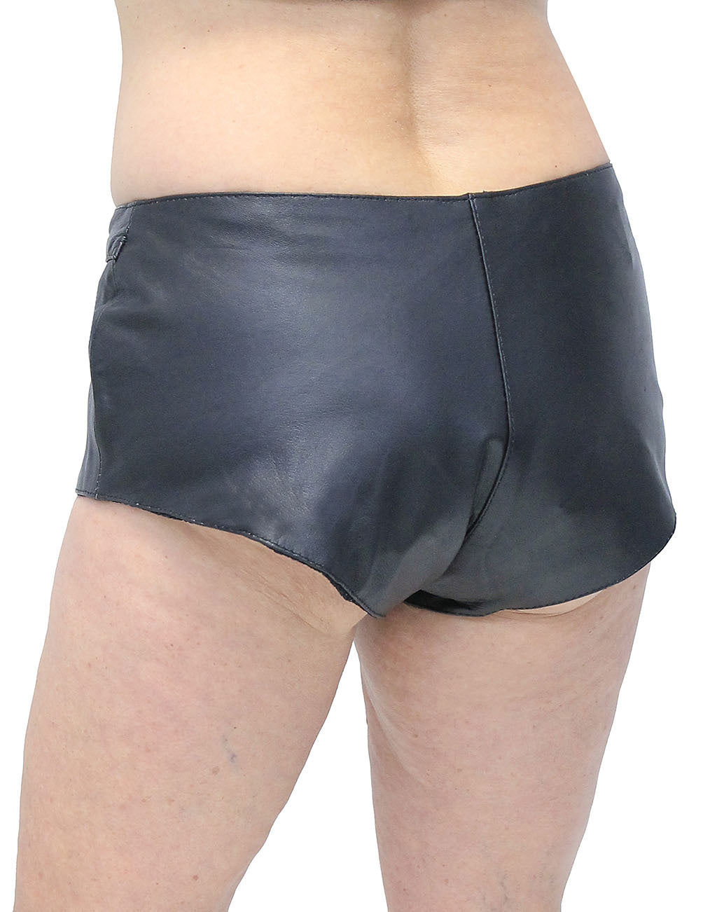 Zip Front Leather Skimpy Hot Pants #SH31080ZK (S-L)