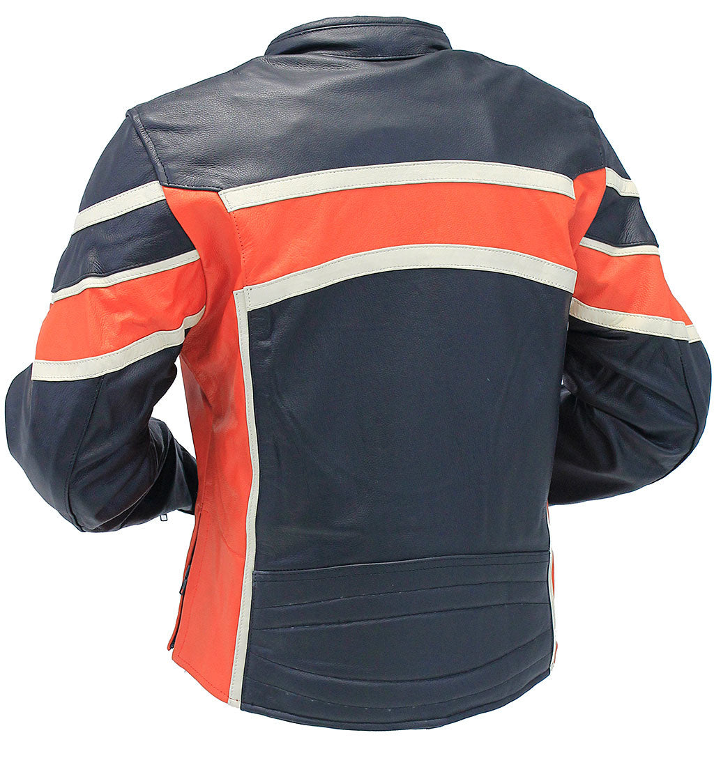 Women's Black & Orange Armor Jacket #L25AZOK (L-XL)