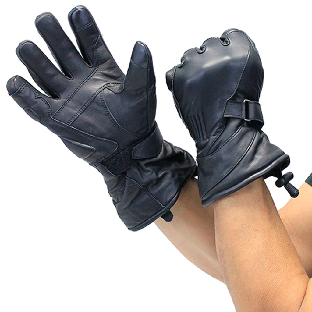 Ultra Premium Gauntlet Motorcycle Gloves #G8418NK
