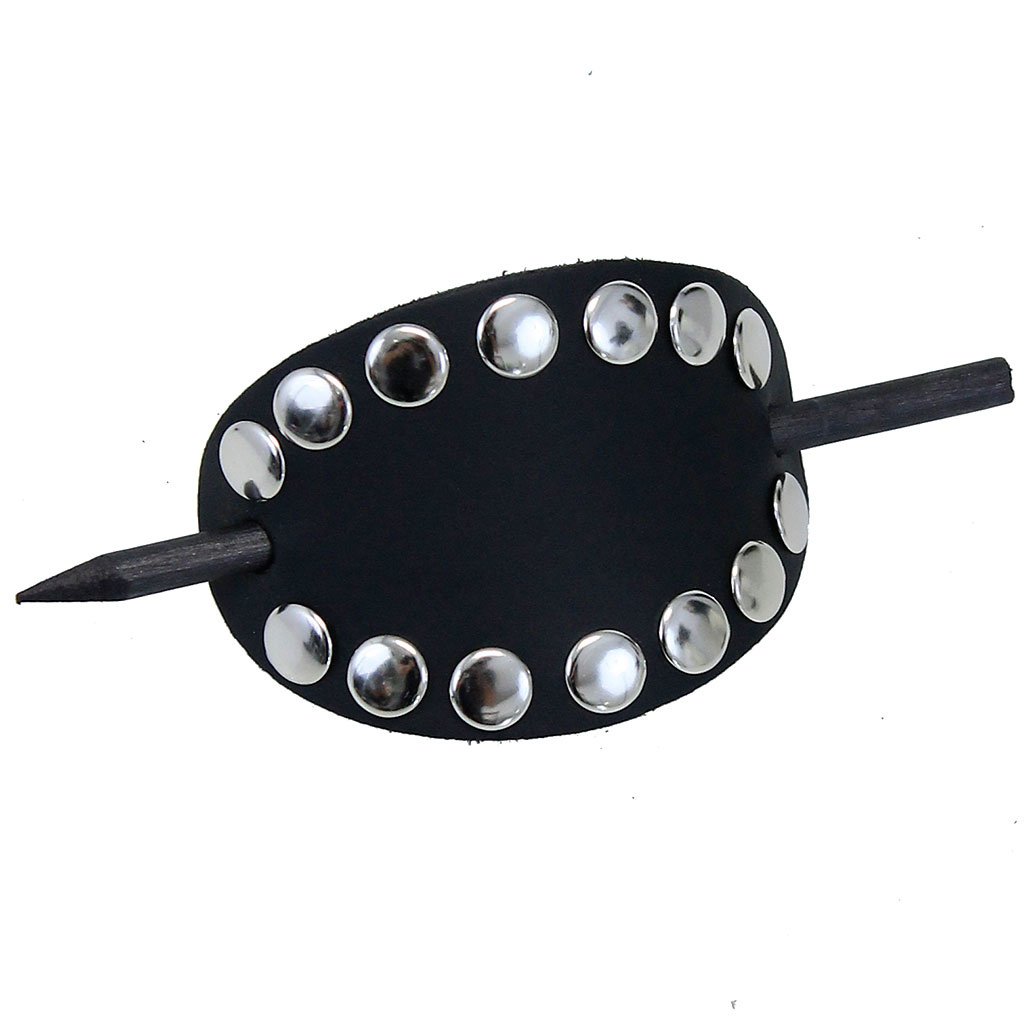 Black Studded Stick Barrette #AH101SK ()