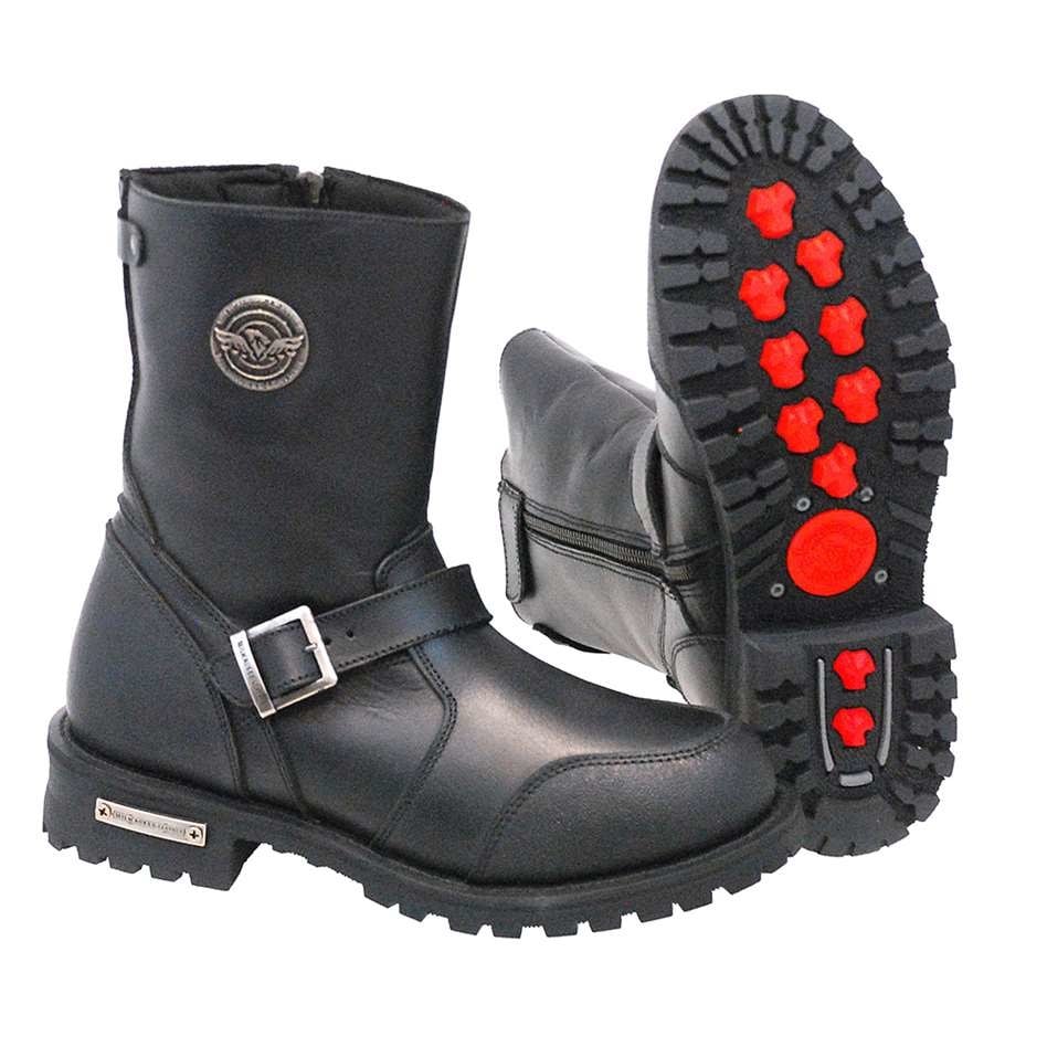 Men's Milwaukee Engineer Riding Boots w/Shifter Toe #BM9090ZEK ()