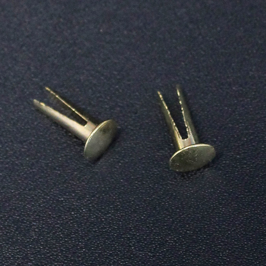 1000 pcs Brass Plated 3/8" Inch Butterfly Split Rivets #Z038BTFLYG