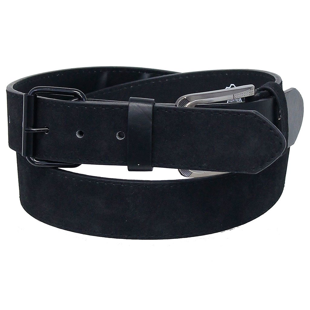 Leather Belt Extender 1.5 Inch Wide, Black Cowhide, Adds 6-7 Inches #BTX2111K