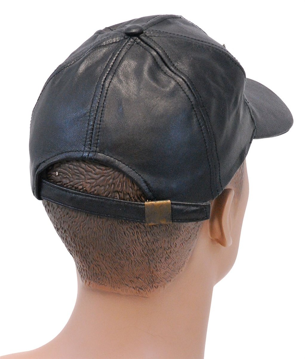 Save The Ta-Ta's Pink Ribbon Leather Baseball Cap #H44TATA ()