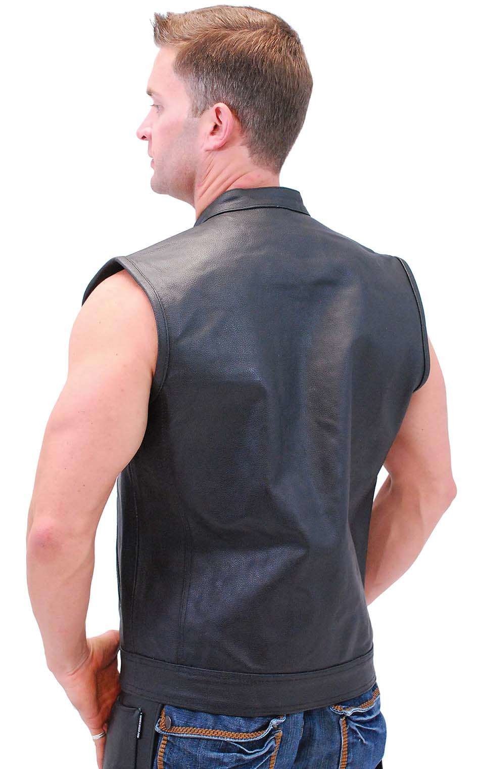 Men's Concealed Pocket Club Vest w/1 Piece Back #VM320GK (40-52)