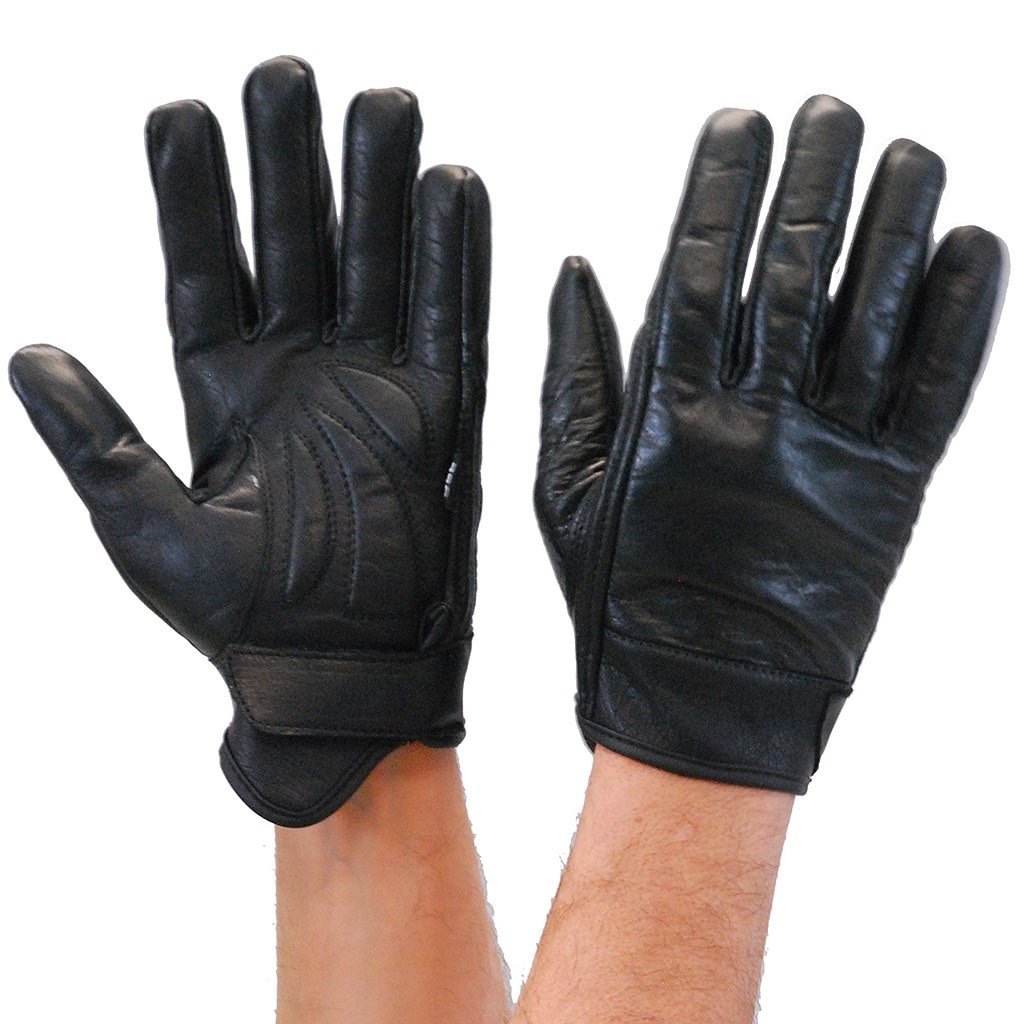 Premium First Classics Motorcycle Gloves w/Gel Pads #G132GELK