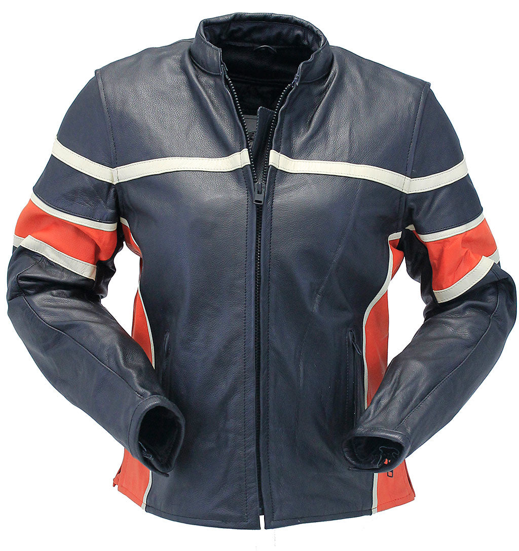 Women's Black & Orange Armor Jacket #L25AZOK (L-XL)