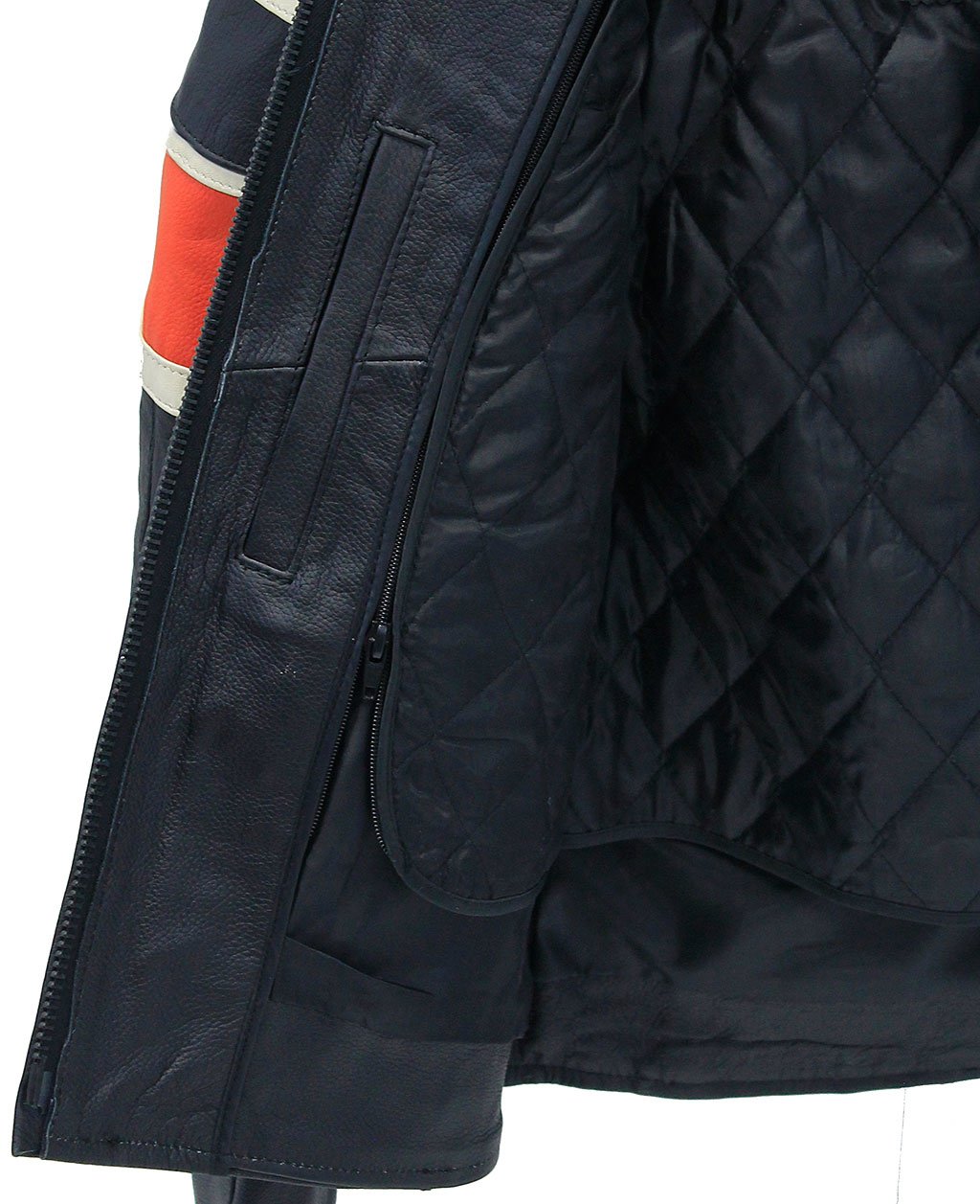 Women's Black & Orange Armor Jacket #L25AZOK (L-XL)