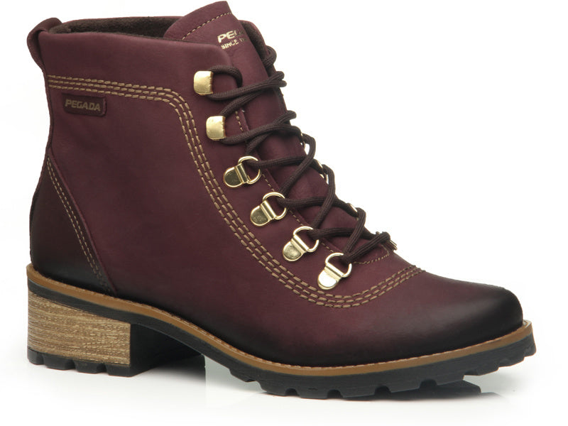 Rustic Red Lace-Up Ankle Boot #BL140610LR ()