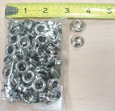 500 pcs 8mm Large Eyelets Nickel Silver #ZE4127S