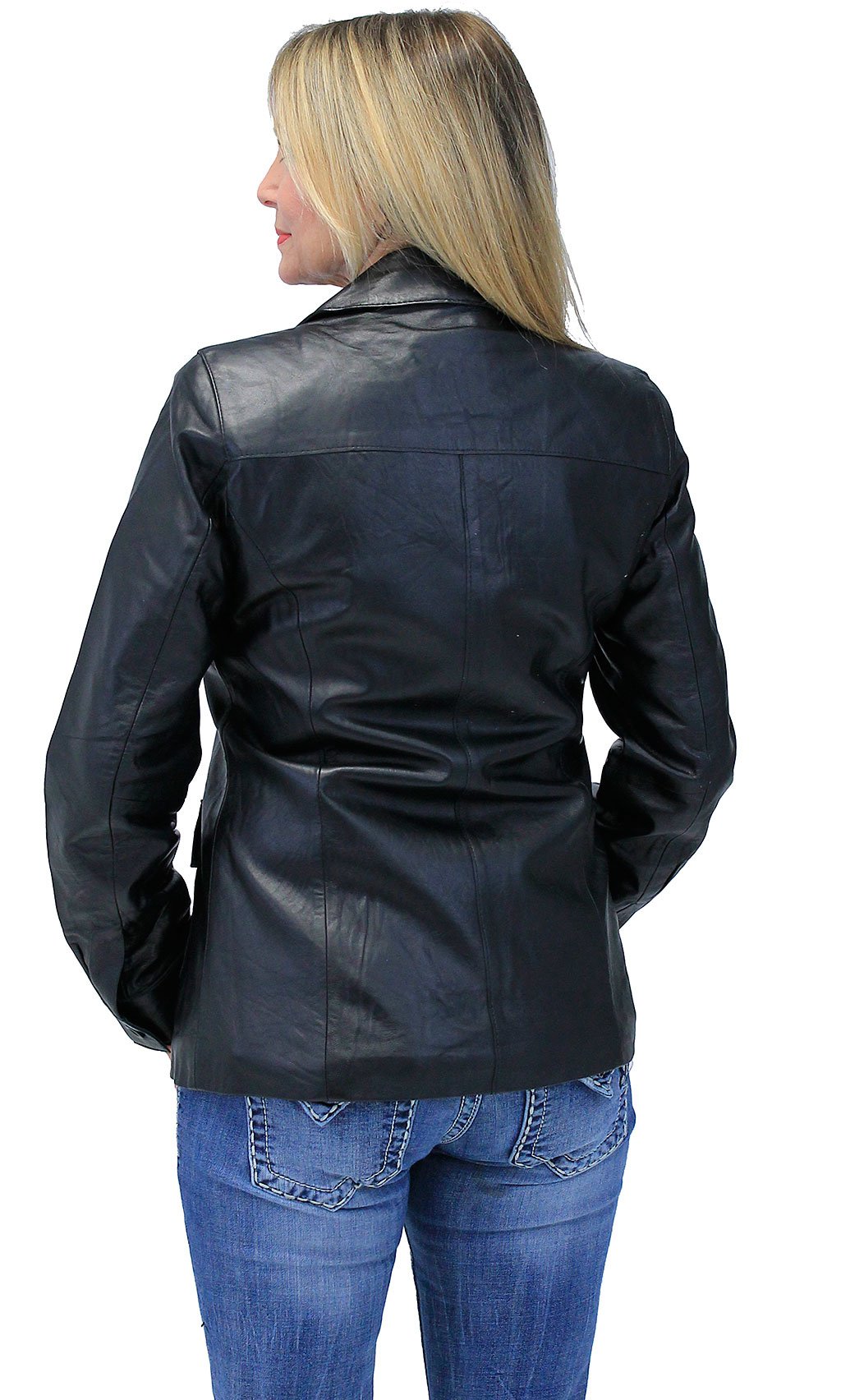 Button-Up Genuine Lambskin 4 Pocket Jacket #L718024K (S-2X)