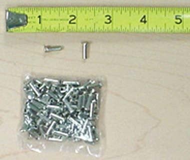 500 pcs 5/16'' x 1/2'' Nickel Silver Tubular Rivets #Z5442PS