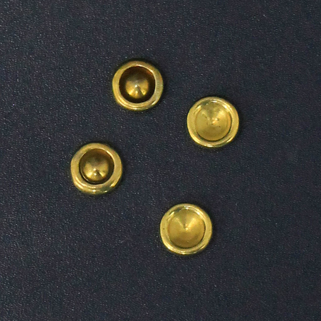 1000 pcs Brass Decorative Rivet Caps #Z5355BRG